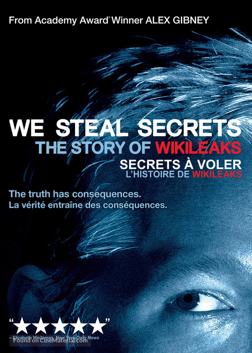 affiche du film We Steal Secrets: la vérité sur Wikileaks