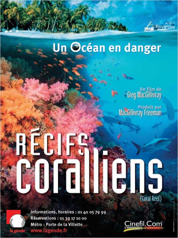 affiche du film Récifs coralliens