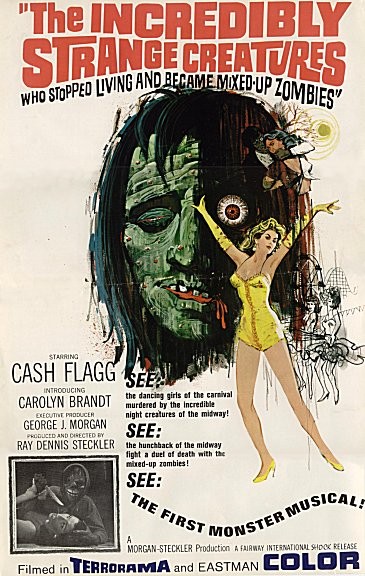 affiche du film The Incredibly Strange Creatures Who Stopped Living and Became Mixed-Up Zombies!!?