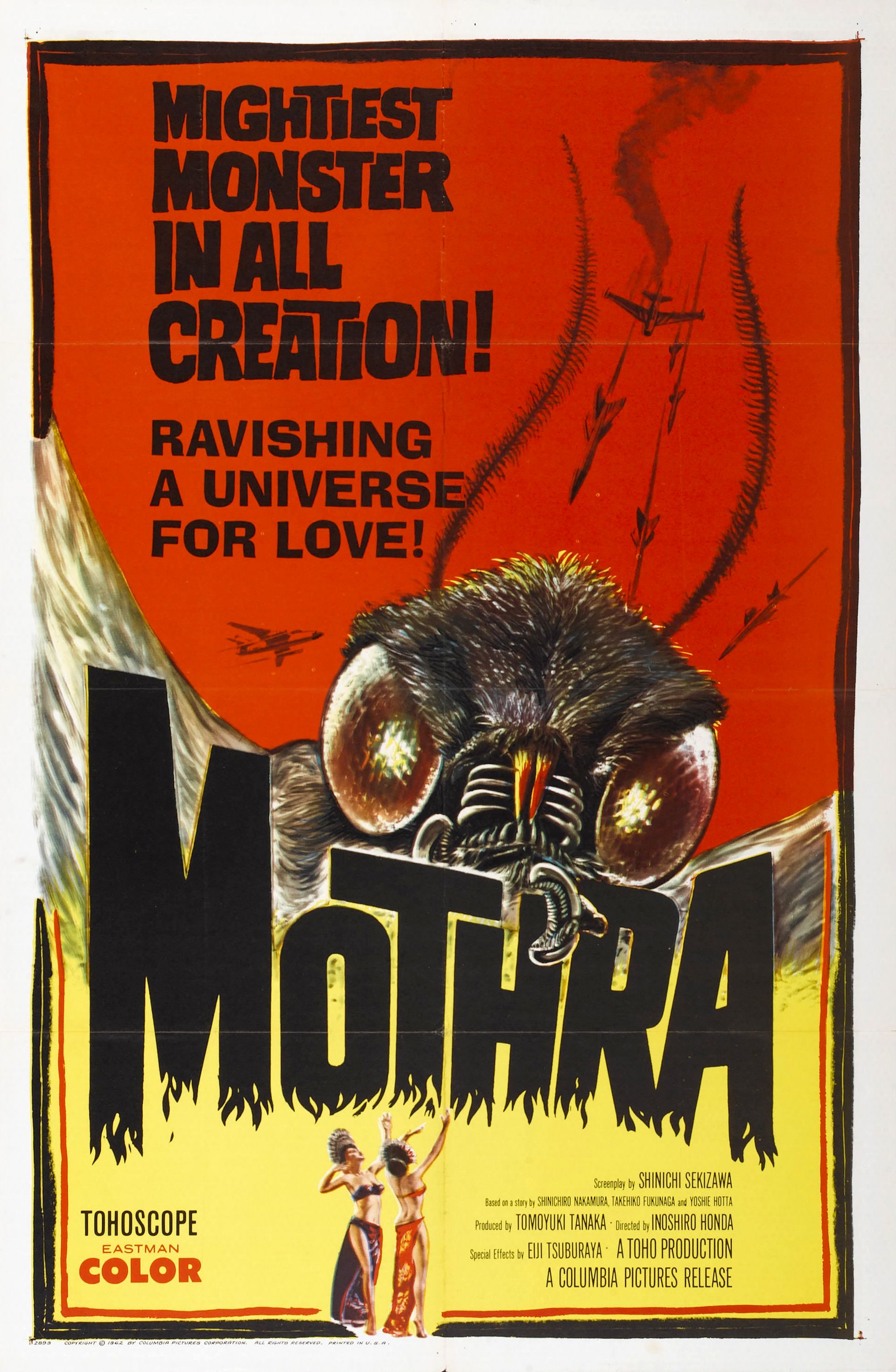 affiche du film Mothra