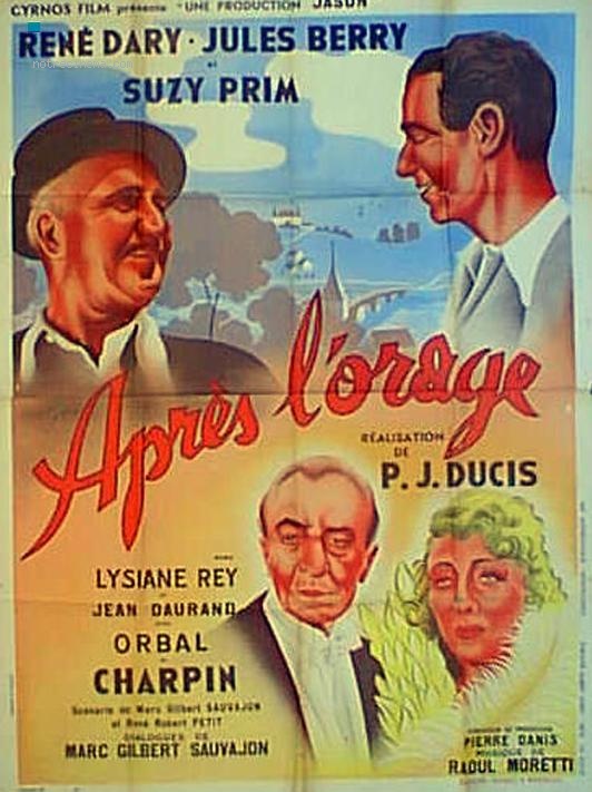 affiche du film Après l'orage