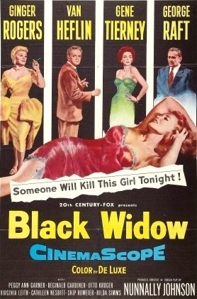 affiche du film La veuve noire (1954)