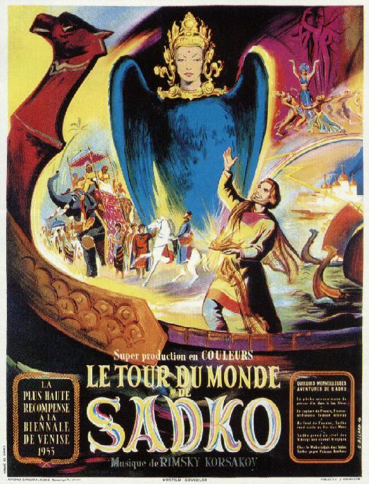 affiche du film Le Tour du monde de Sadko