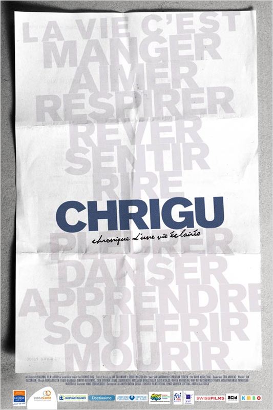 affiche du film Chrigu: chronique d'une vie éclairée