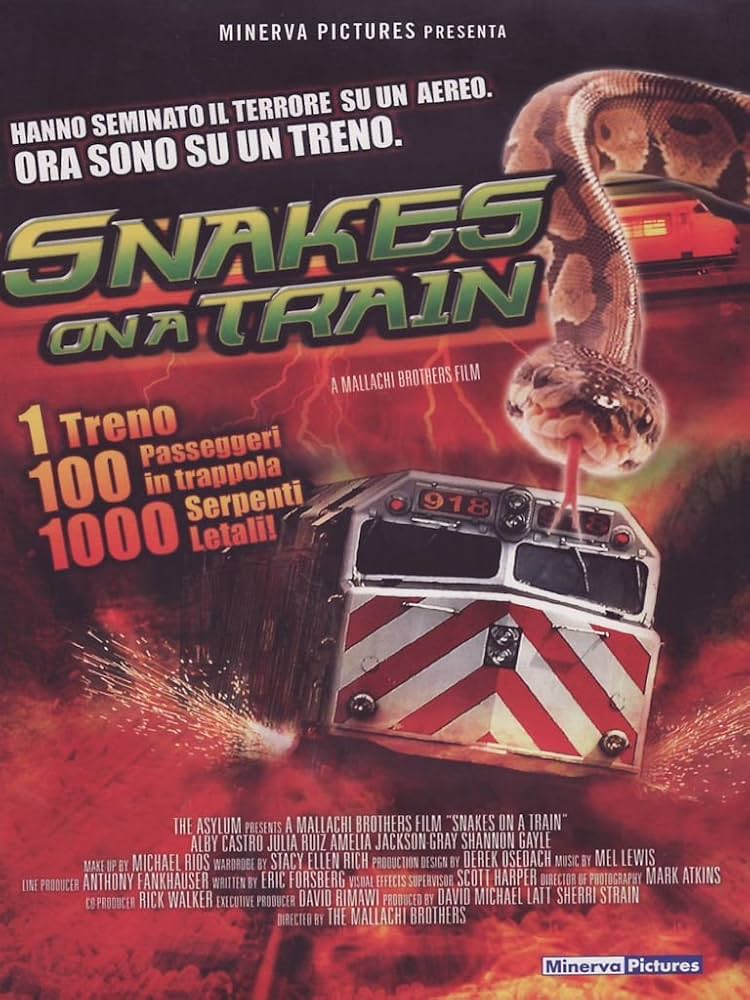 affiche du film Snakes on a Train