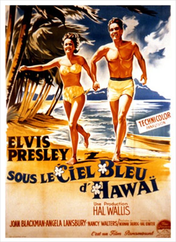 affiche du film Sous le ciel bleu de Hawaii
