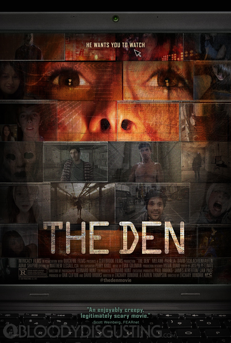 affiche du film The Den
