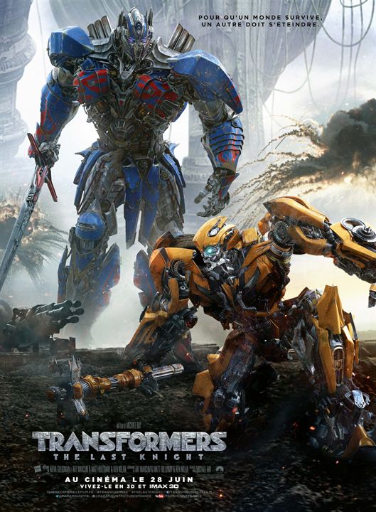 affiche du film Transformers: The Last Knight