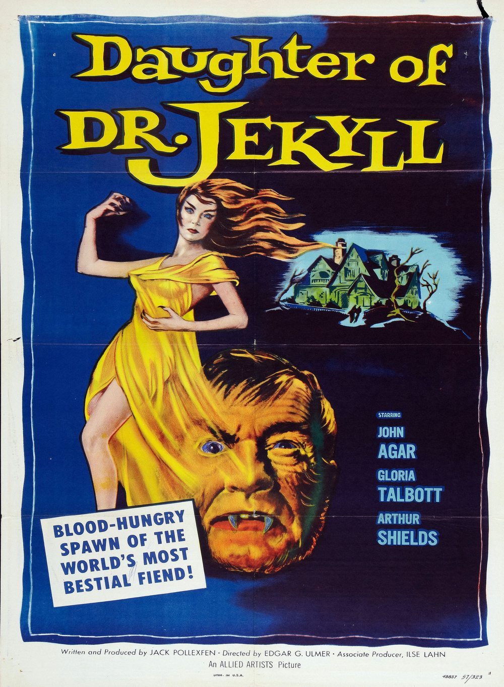 affiche du film La fille du docteur Jekyll