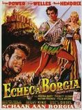 affiche du film Échec à Borgia