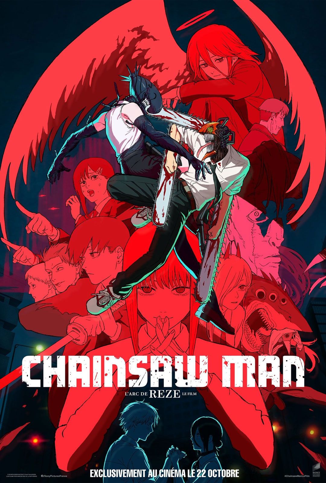 affiche du film Chainsaw Man – le Film : l'Arc de Reze