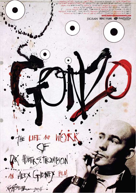 affiche du film Gonzo: The Life and Work of Dr. Hunter S. Thompson