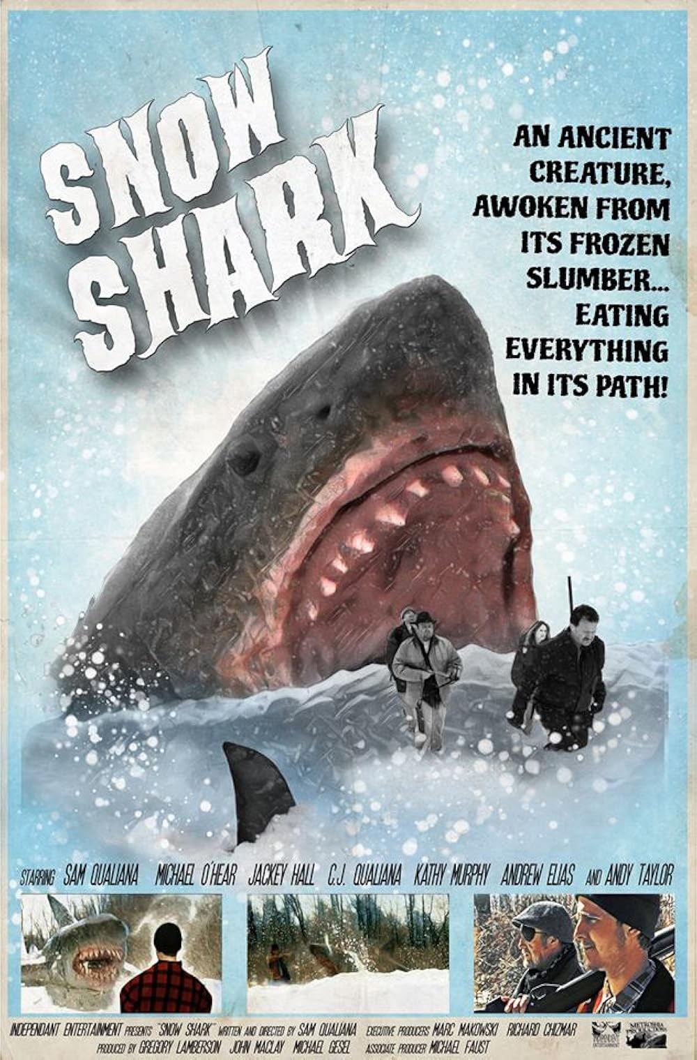 affiche du film Snow Shark : Ancient Snow Beast