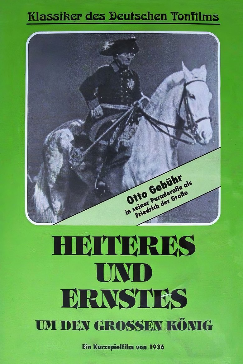 affiche du film Heiteres und Ernstes um den großen König