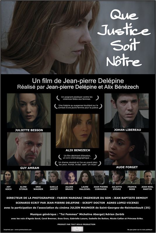 affiche du film Que Justice soit Nôtre