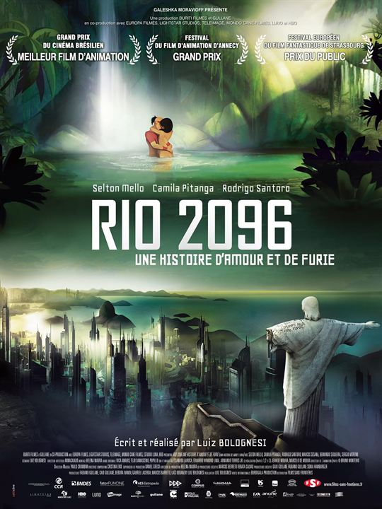 affiche du film Rio 2096: Une histoire d'amour et de furie