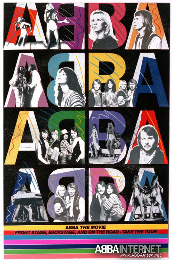 affiche du film ABBA, The Movie