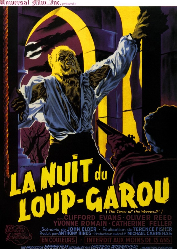 affiche du film La Nuit du loup-garou