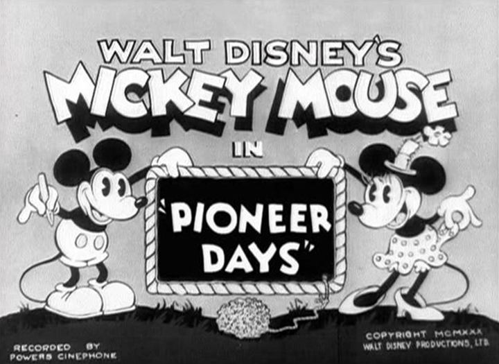affiche du film Mickey pionnier