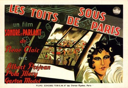 affiche du film Sous les toits de Paris