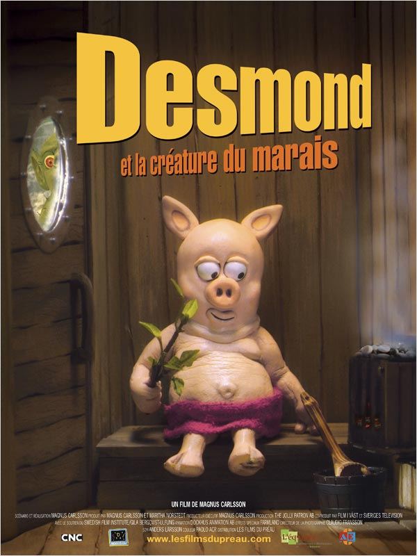 affiche du film Desmond et la créature du marais