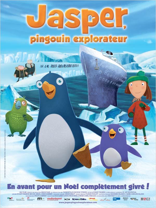 affiche du film Jasper, pingouin explorateur
