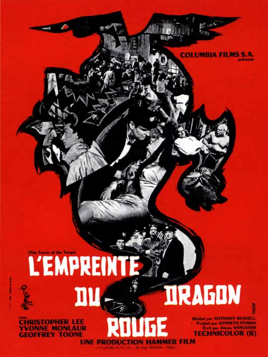 affiche du film L'Empreinte du dragon rouge