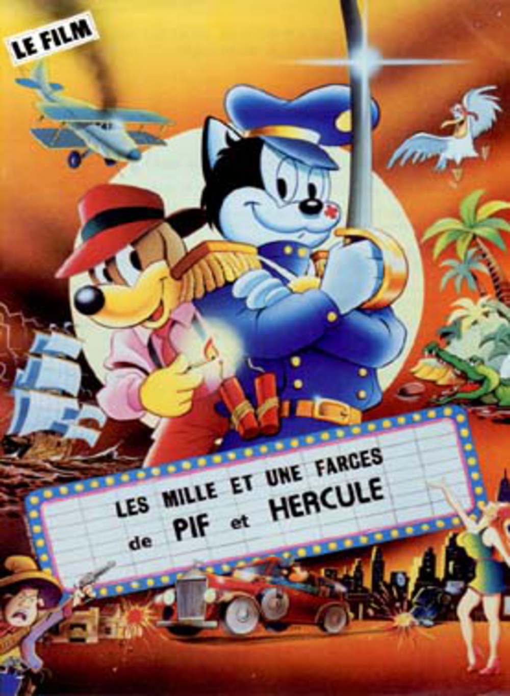 affiche du film Les Mille et une farces de Pif et Hercule