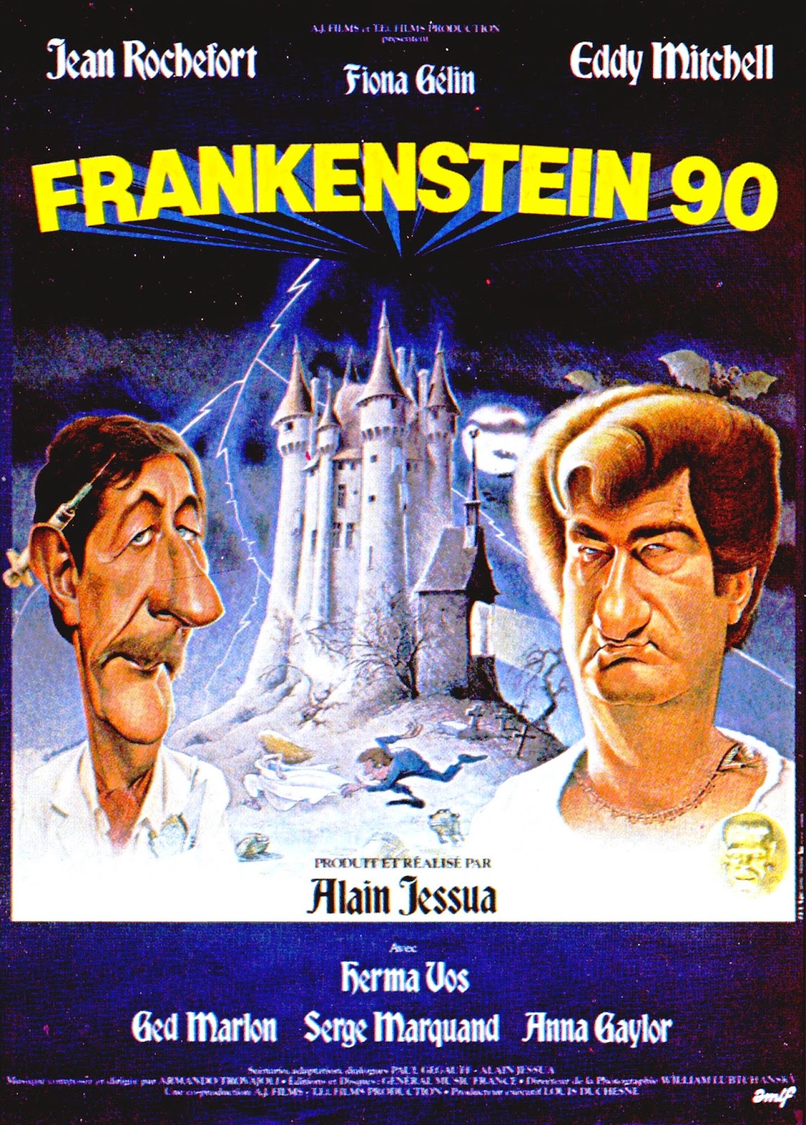 affiche du film Frankenstein 90