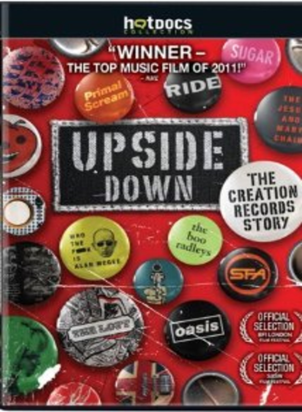 affiche du film Upside Down: the Creation Records Story