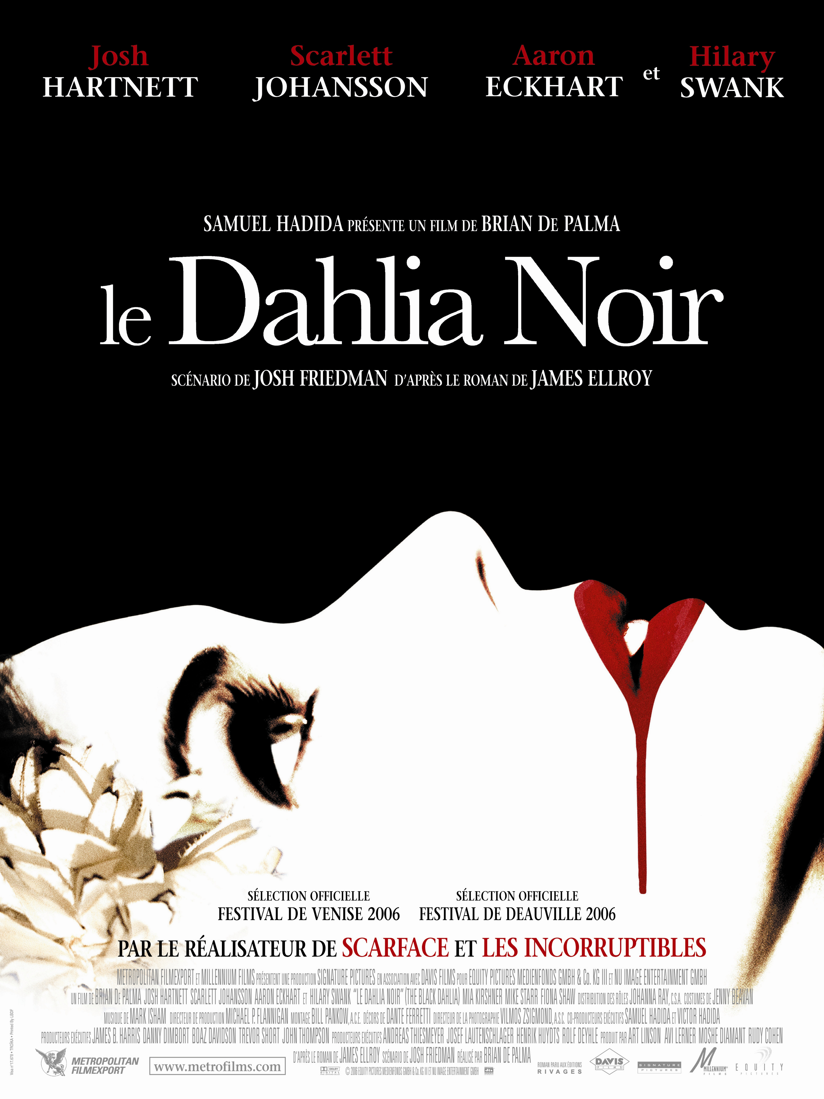 affiche du film Le dahlia noir