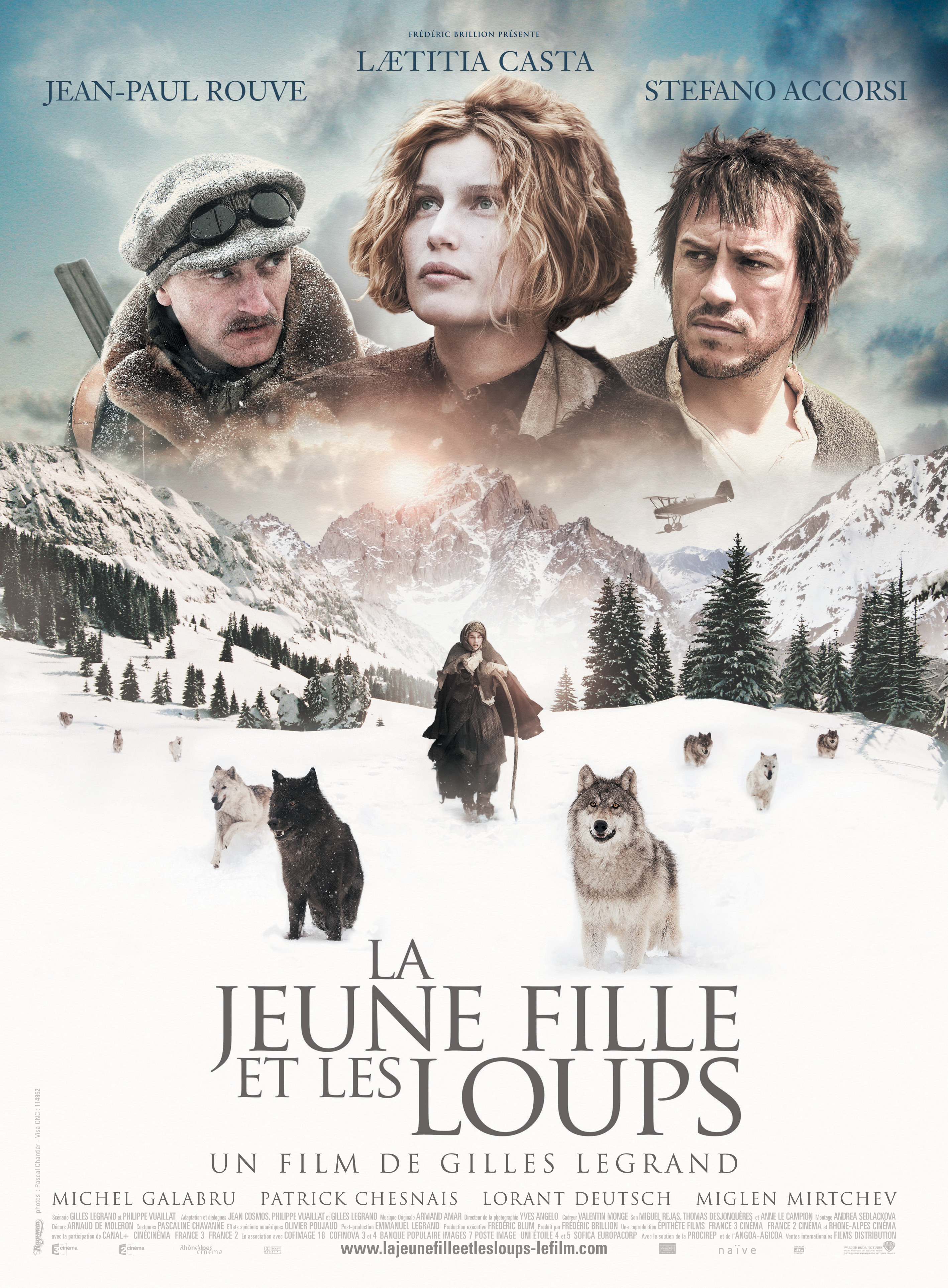 affiche du film La jeune fille et les loups