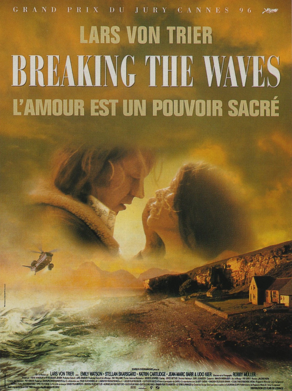 affiche du film Breaking the Waves
