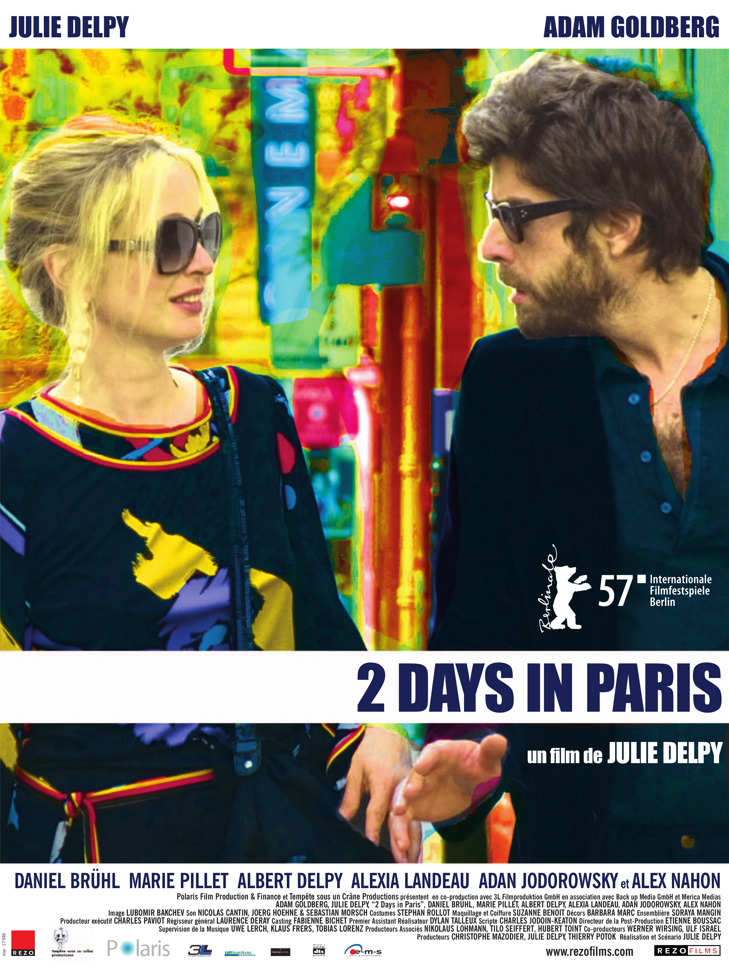 affiche du film 2 Days in Paris