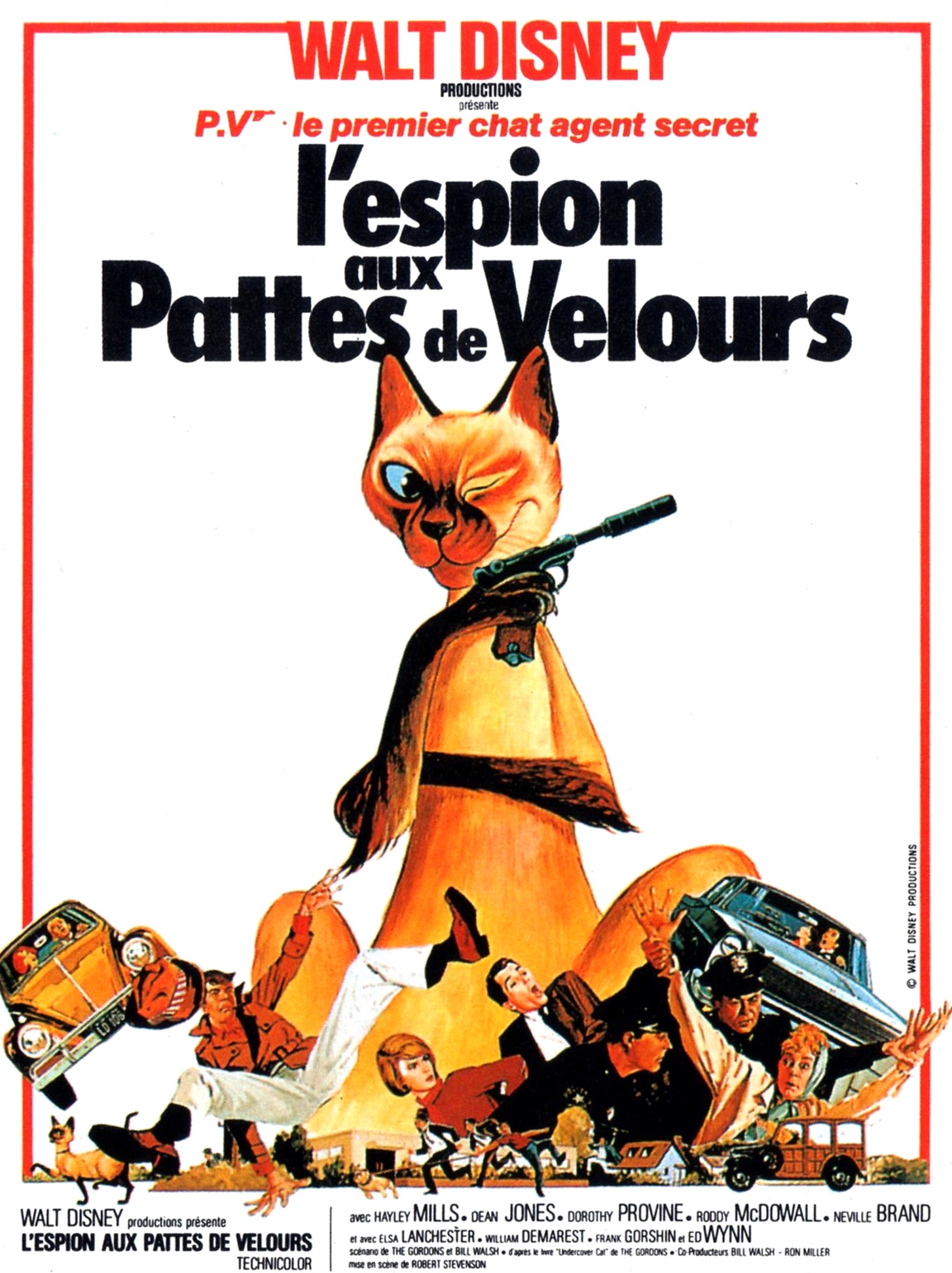 affiche du film L'espion aux pattes de velours
