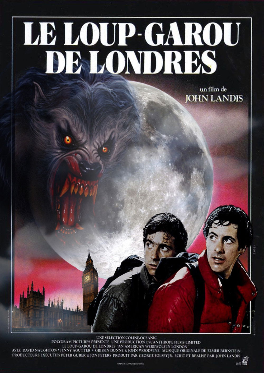 affiche du film Le loup-garou de Londres