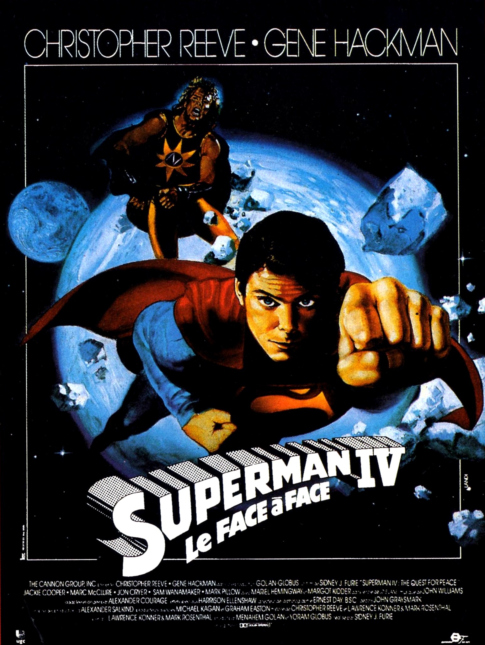 affiche du film Superman IV