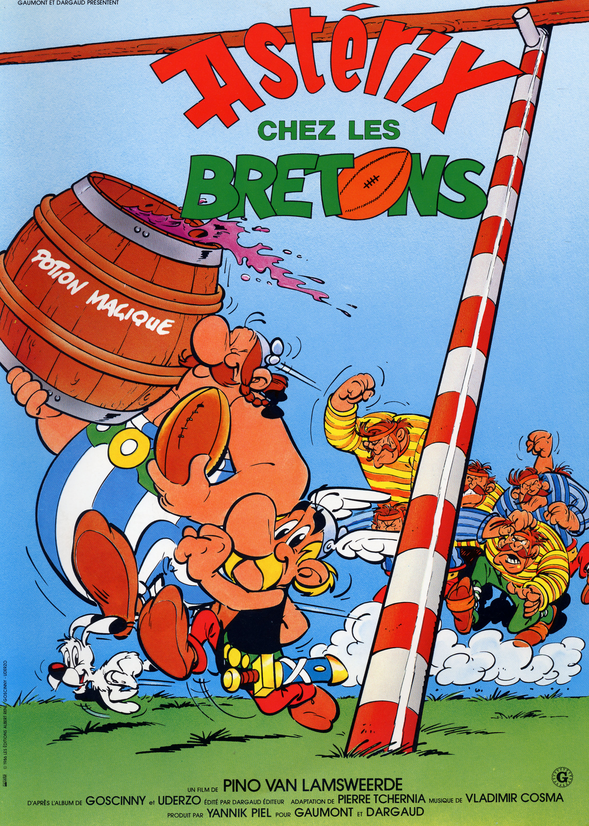 affiche du film Astérix chez les Bretons