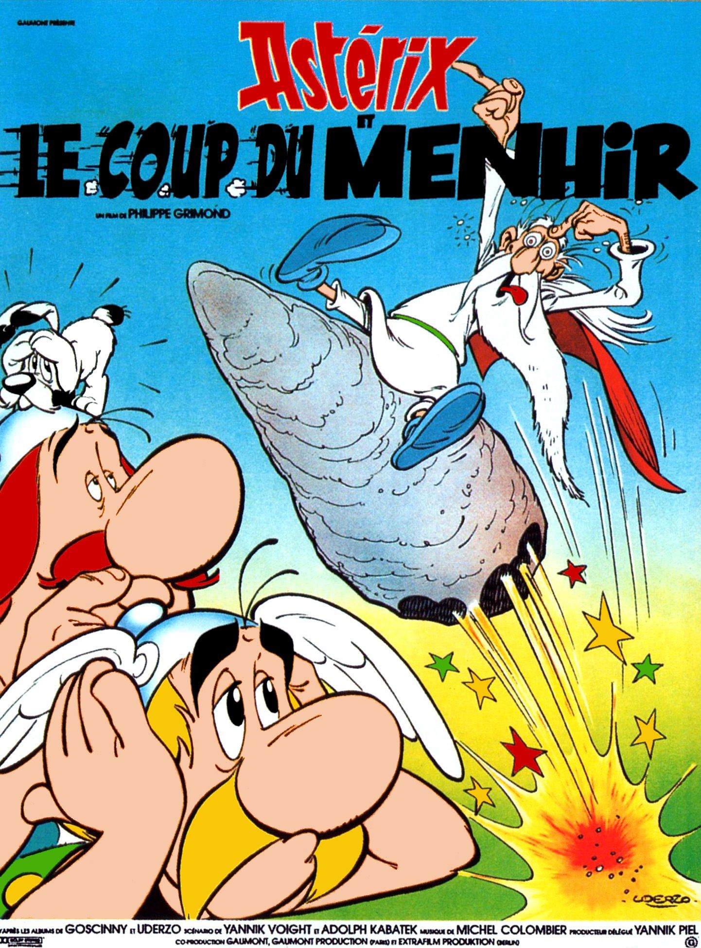 affiche du film Astérix et le coup du menhir