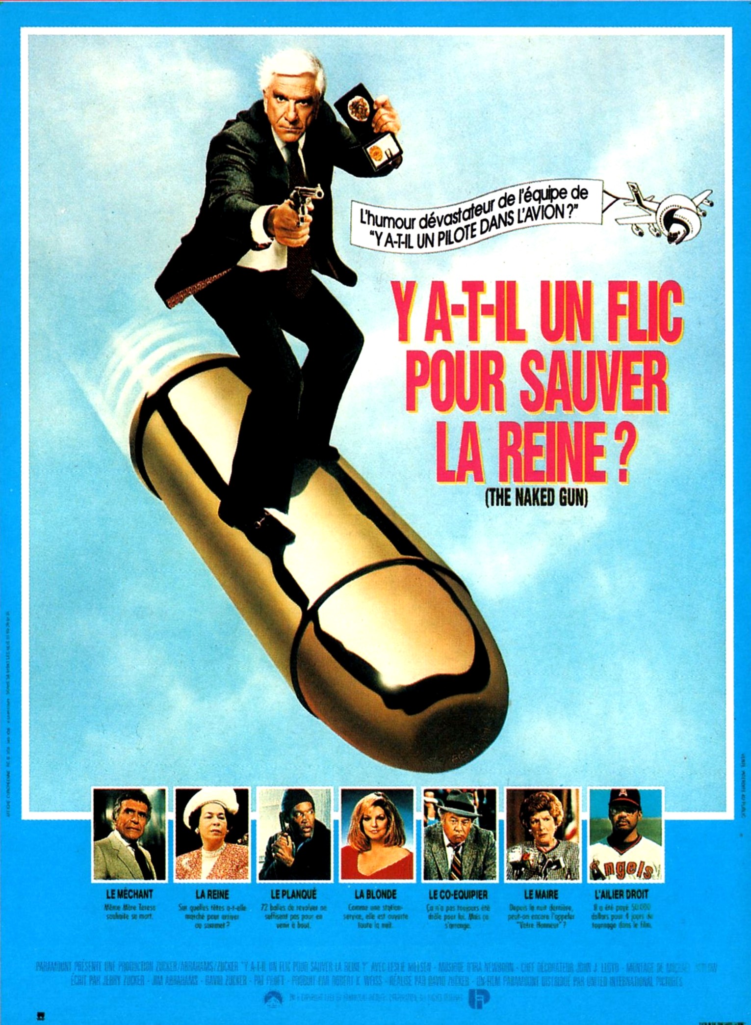 affiche du film Y a-t-il un flic pour sauver la reine ?