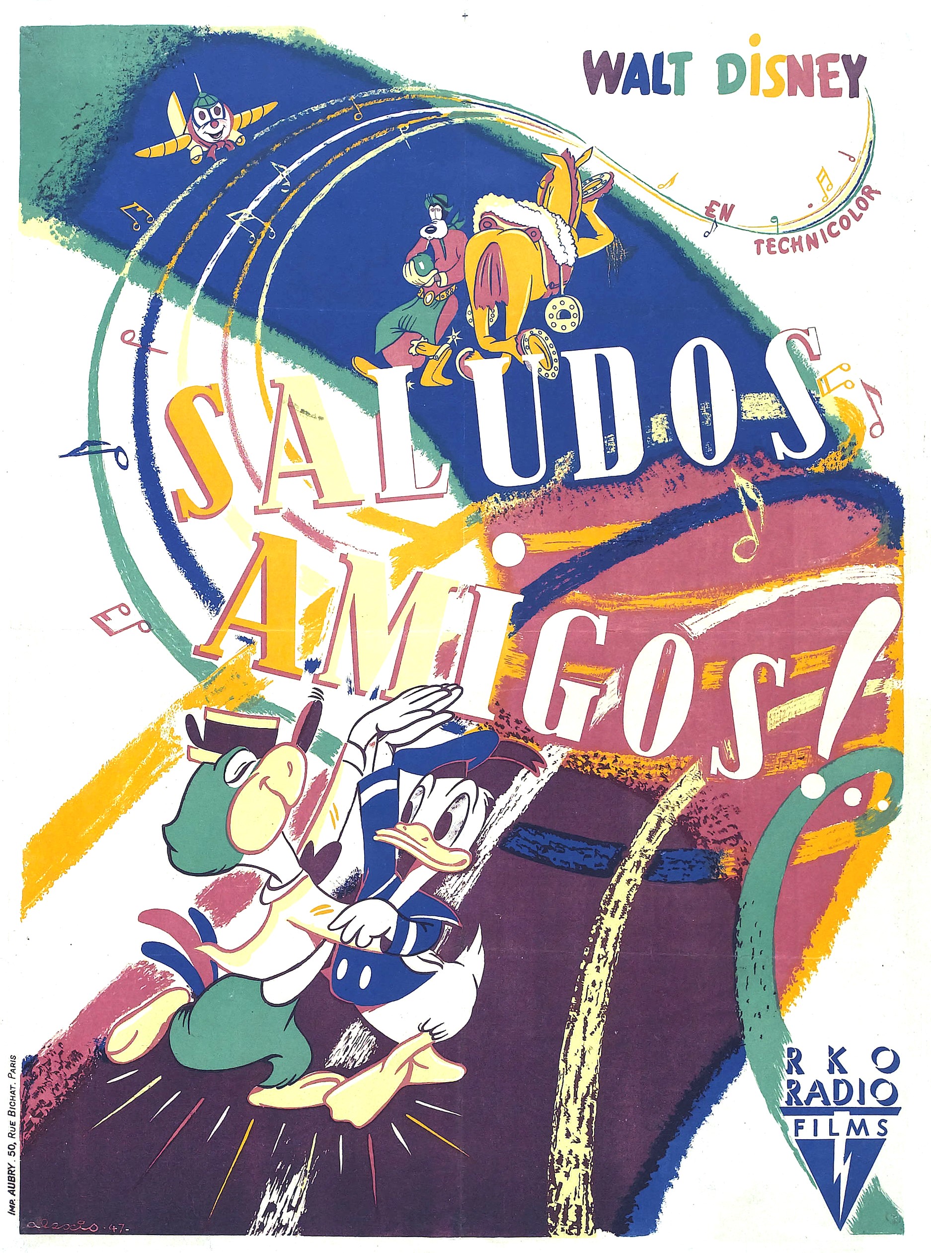 affiche du film Saludos Amigos