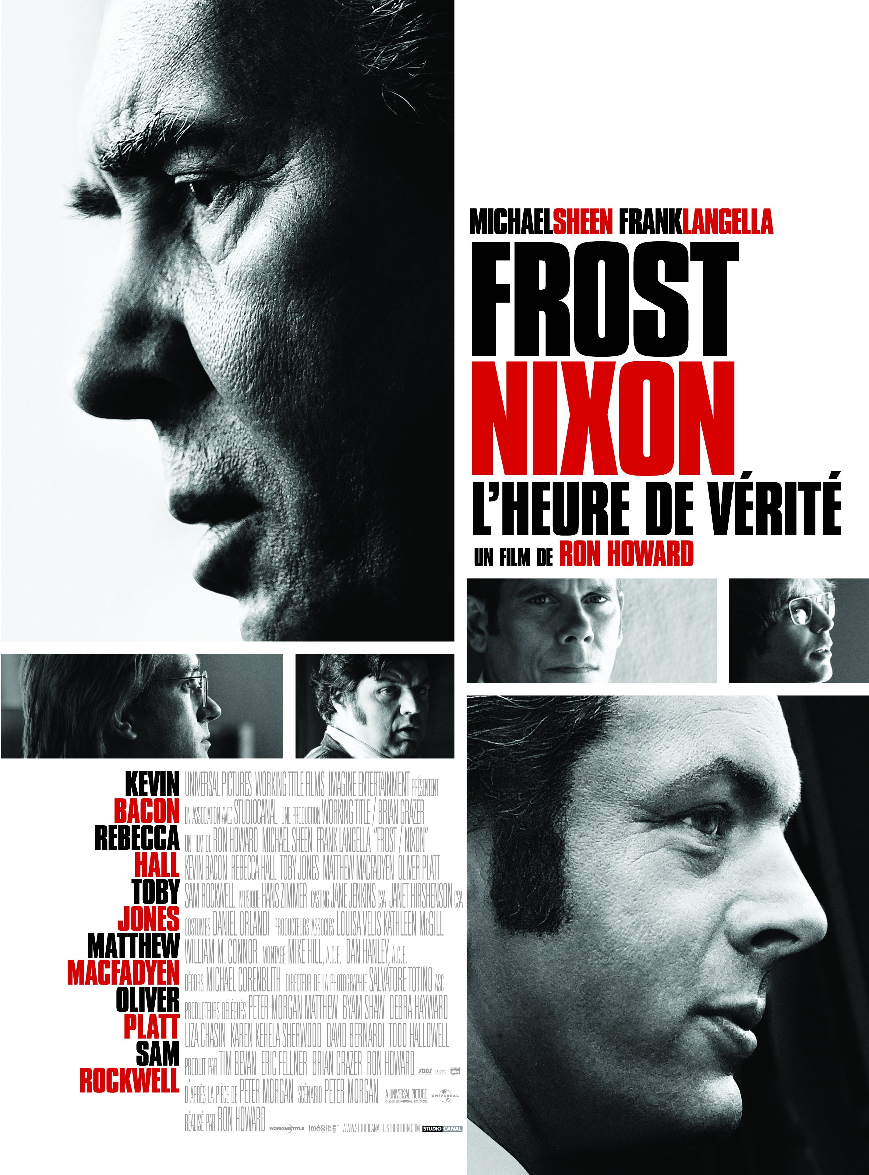 affiche du film Frost/Nixon, l'heure de vérité
