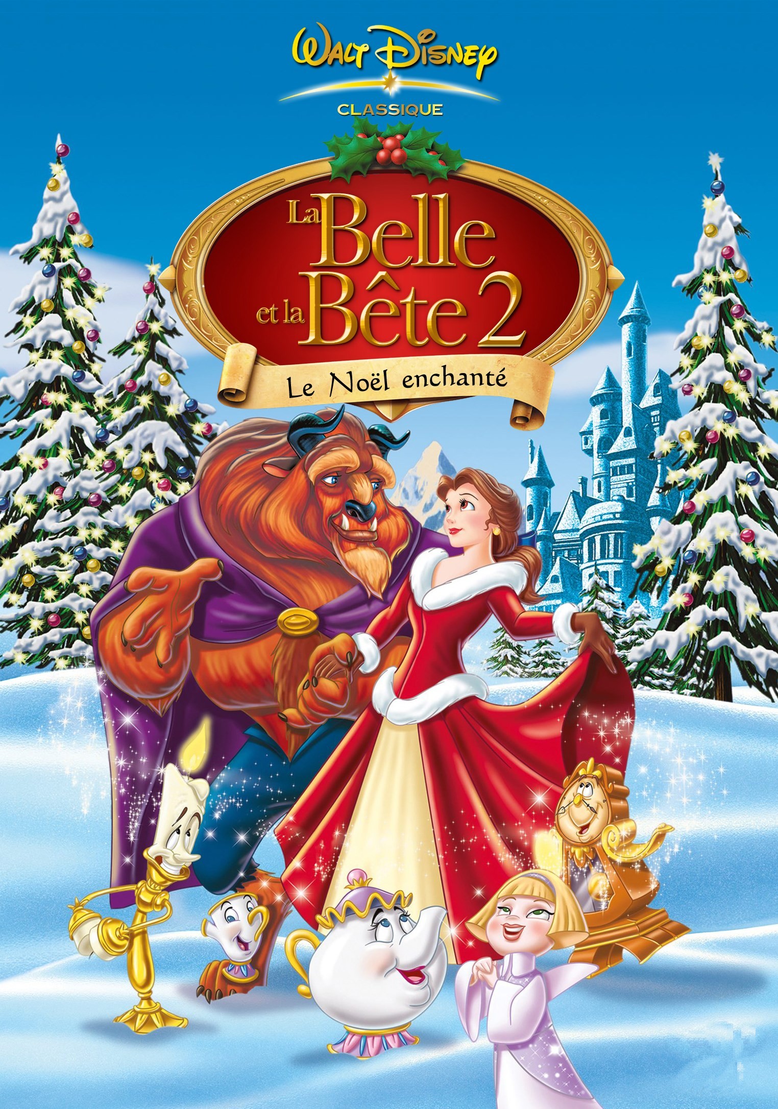 affiche du film La Belle et la Bête 2 : Le Noël enchanté