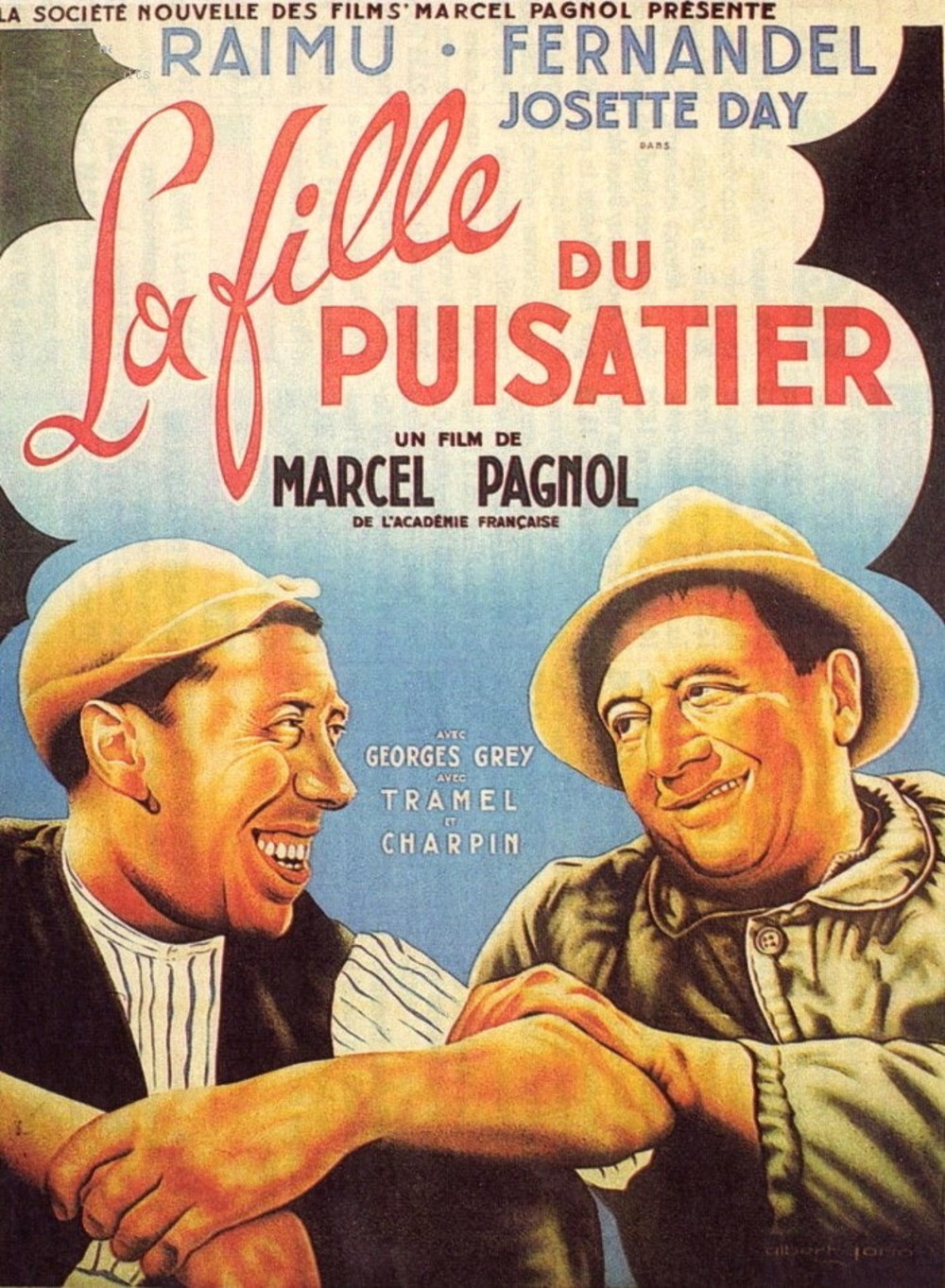 affiche du film La fille du puisatier (1940)