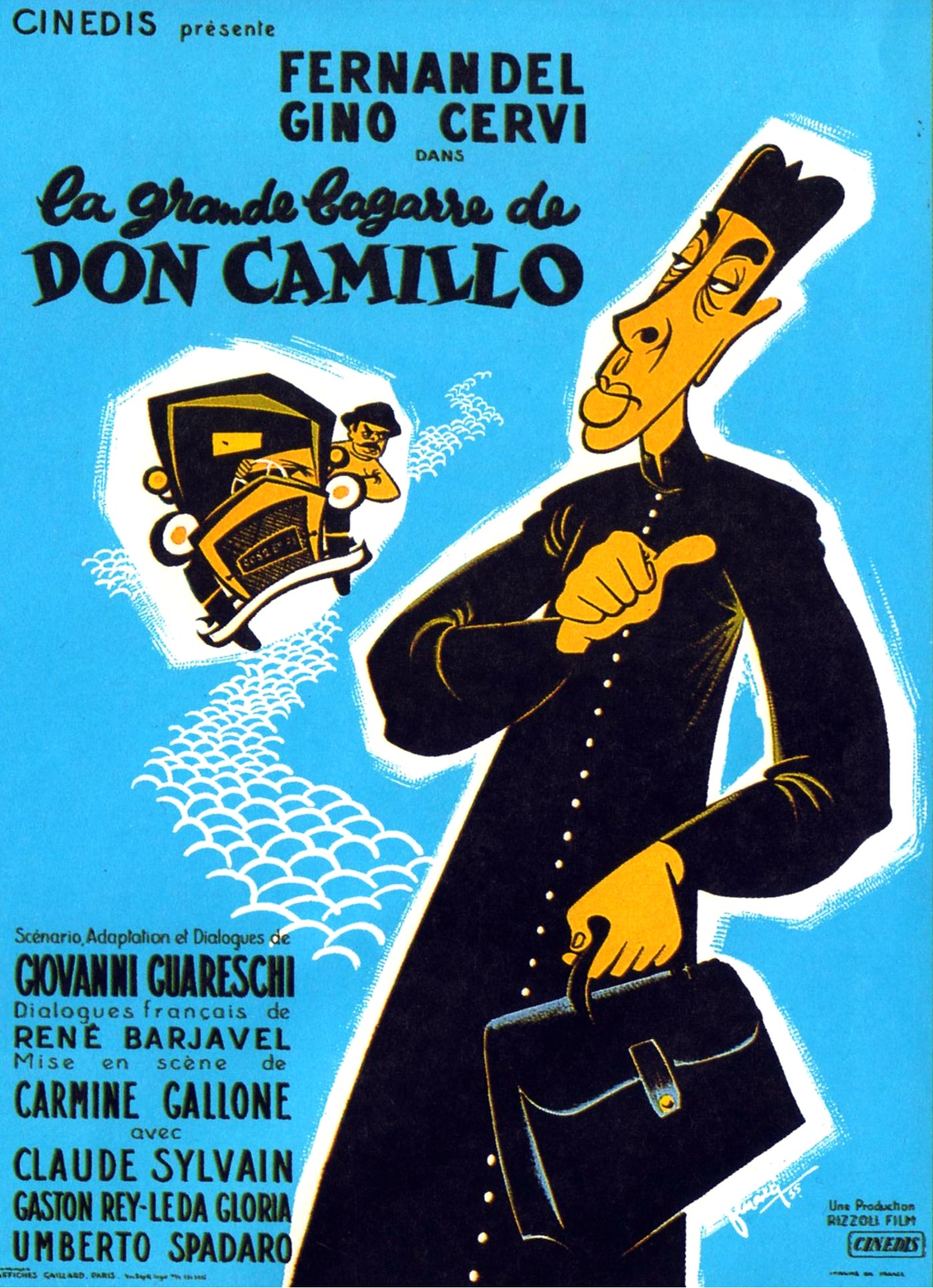 affiche du film La grande bagarre de Don Camillo