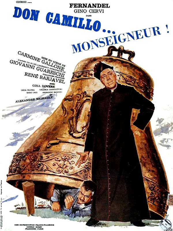 affiche du film Don Camillo... Monseigneur !