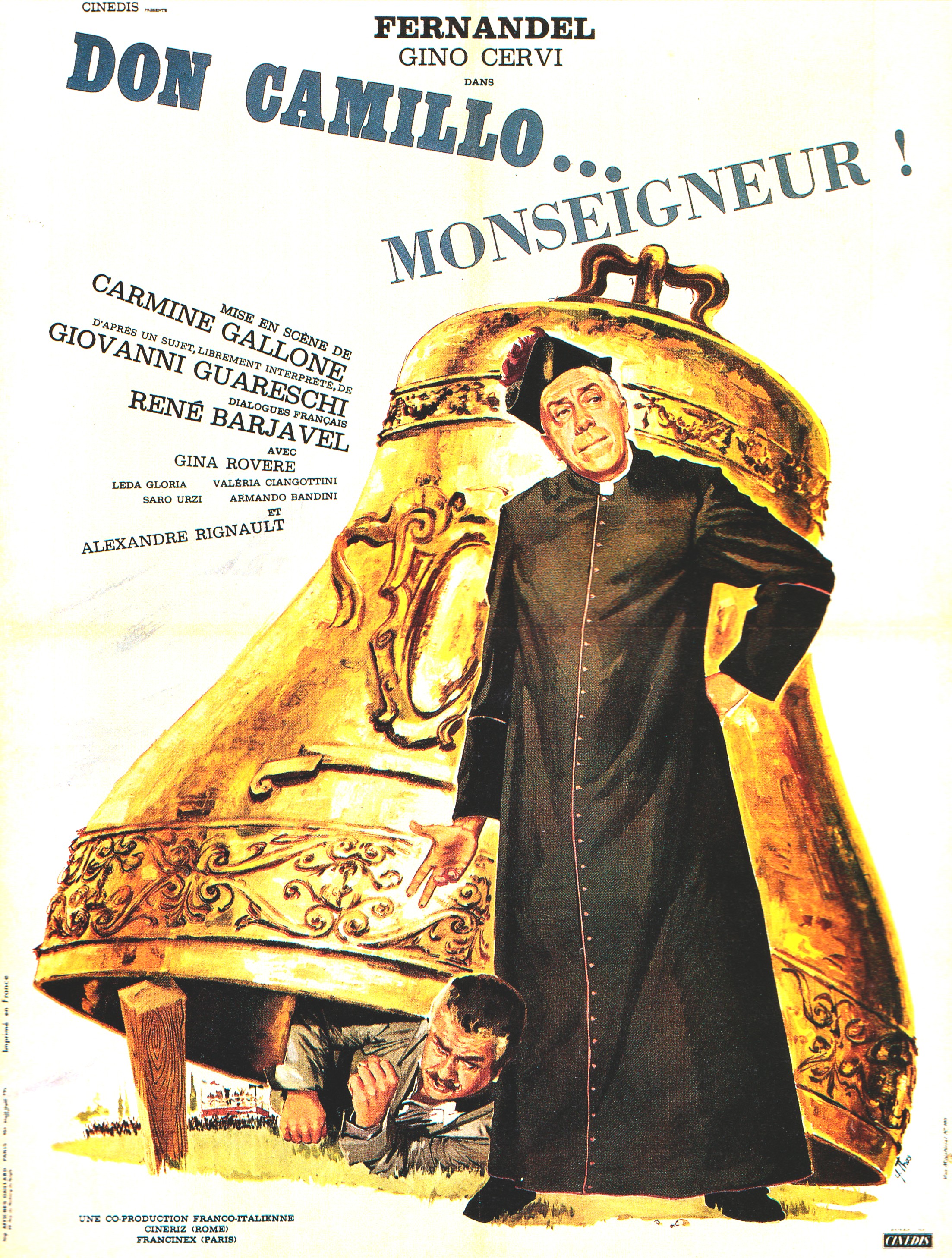 affiche du film Don Camillo... Monseigneur !