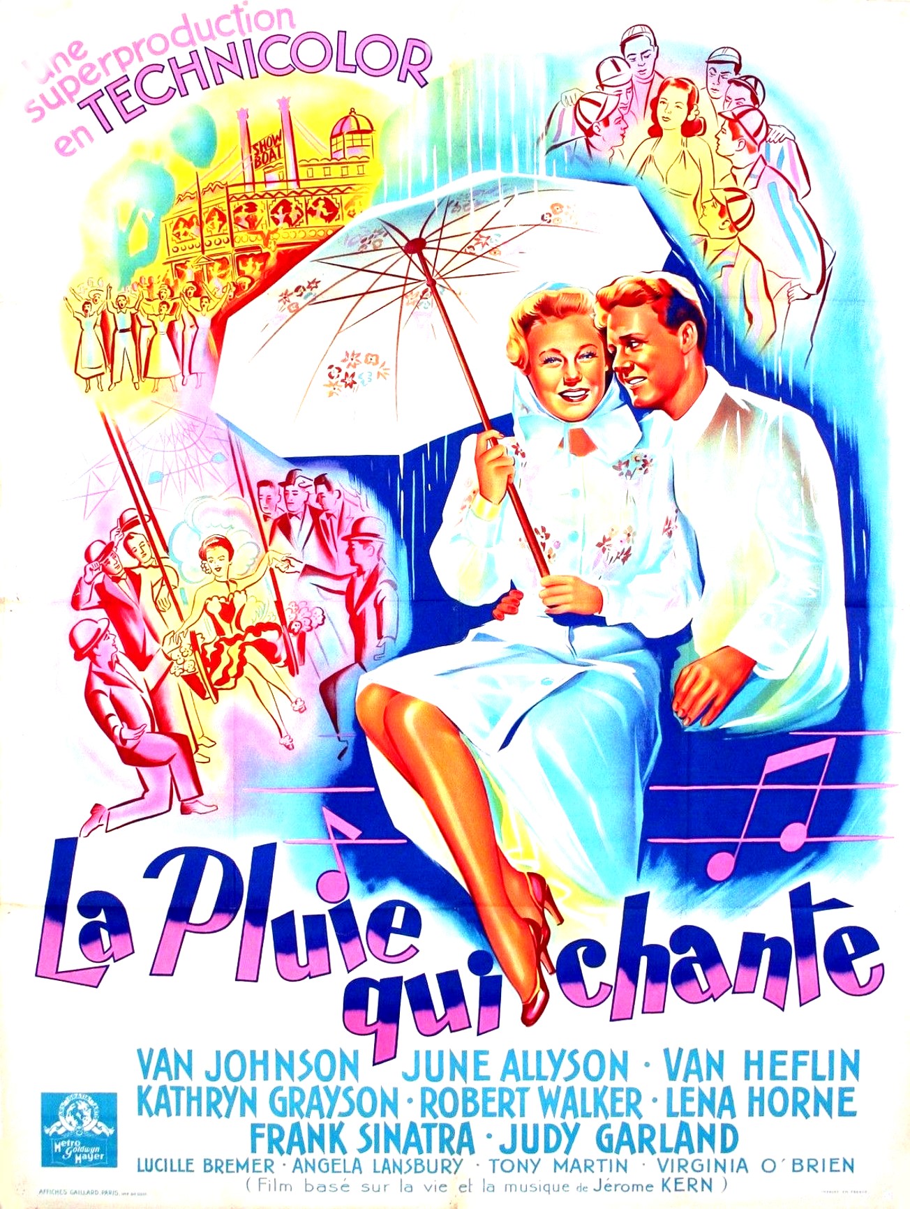 affiche du film La pluie qui chante