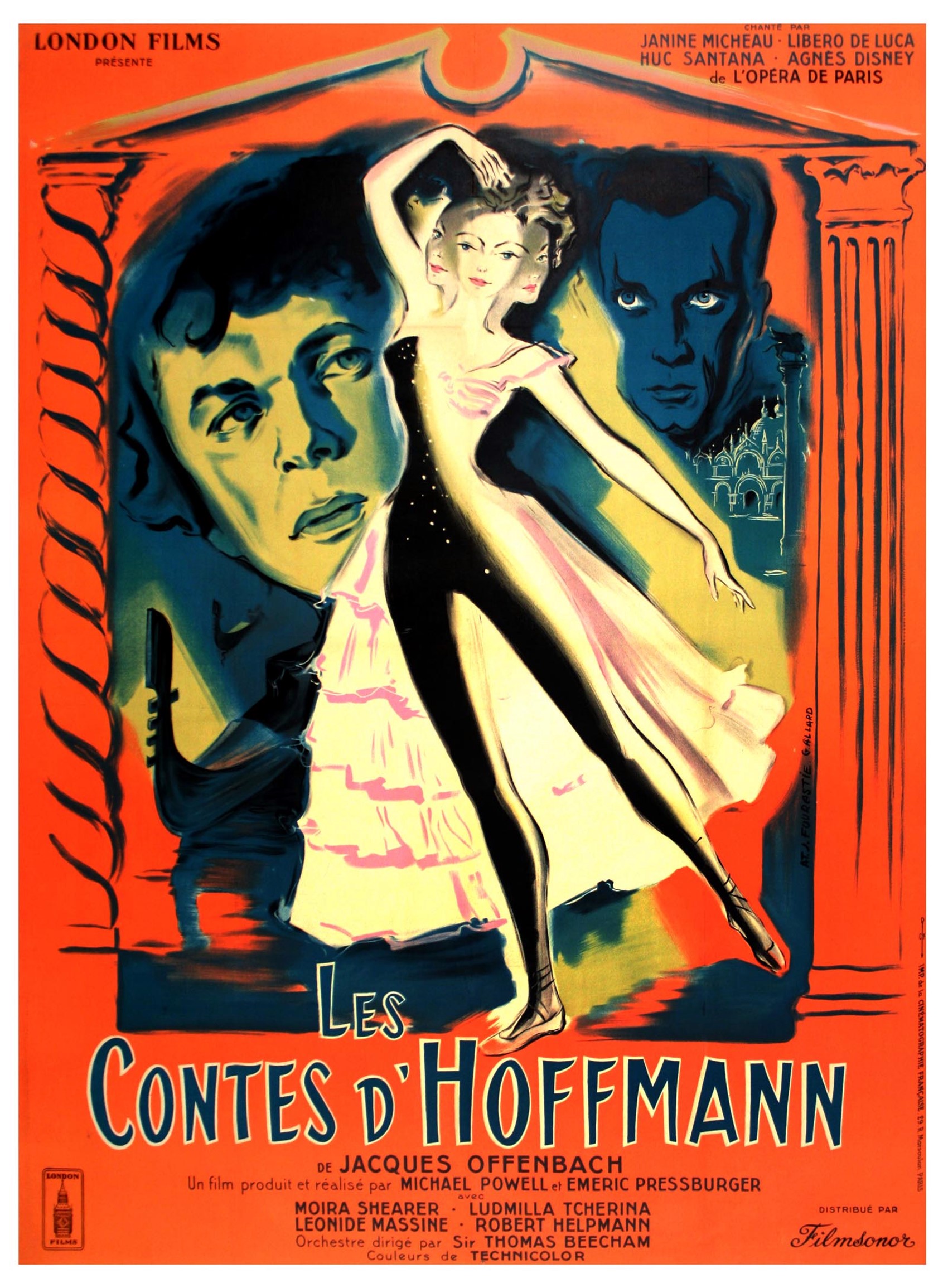 affiche du film Les contes d'Hoffmann