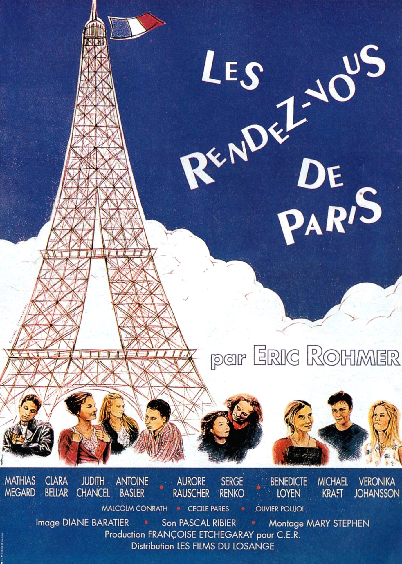 affiche du film Les rendez-vous de Paris